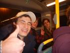 My friends on a long bus trip!