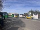 One of the various bus stops.