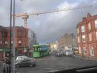 View of Dublin from the top of a double-decker bus!