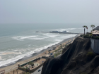 the beach in Miraflores, Lima