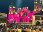 Ayacucho plaza during Carnaval