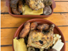 pachamanca dish being served