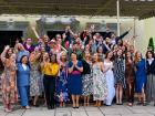 This is my cohort of volunteers on the day of the ceremony to become volunteers with the U.S. Ambassador of Peru.