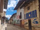 A view of a side street in the city of Cajamarca