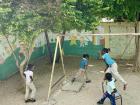 Some of the students playing at recess