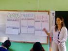 Teaching my first lesson completely in Spanish; I remember being so nervous, but now it’s like second nature!