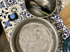 What washing dishes without running water looks like