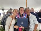 My family came to celebrate my graduation and plans to move to Aotearoa