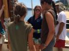 My first time on Hōkūleʻa in Maine; I learned a lot from crew members on board