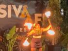 Siva afi competitors used 2 knives lit on fire for parts of their performances