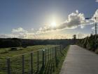 On the bike ride from Glen Innes to CBD, the light over the city skyline was beautiful