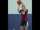 Preparando a jugar basket en Harvard College