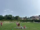 This week's rainy game of kickball! My friends and I played in the puddles afterwards