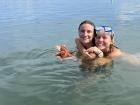I stumbled upon a starfish in the ocean. Good thing I had my goggles that day! 