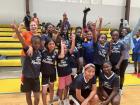 My girls' volleyball team won championships last year. Fingers crossed we will win again this year!