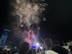 Fireworks at Jouvert; look how close they were!