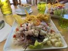 A typical Peruvian ceviche!