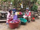 Visiting a mother in the hamlet of Yanamito on a house visit