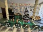 The school staff decorated the room for Christmas Novena