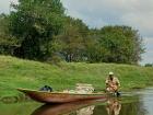 A fisherman I passed on the Magdalena River while travelling by boat between my town and a neighboring town