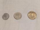 Yen coins, but not pictured are five, ten 50 yen coins... there are also bills in 1,000, 5,000, and 10,000 yen