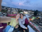Our view from the top of the Ferris wheel!