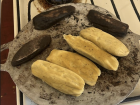 Heating up my tamalitos on the comal! These are a common side to every meal in the area