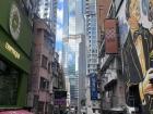 Most buildings in Hong Kong are tall