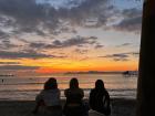 My friends and I at a beach sunrise! 