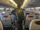 This is what the inside of my flight looked like from Cincinnati to Chicago