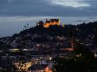 The castle in Marburg that sits at the top of the hill