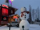 They had many of these huge snowman around the village