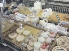 Cheese stand at the market