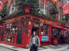 Me in Dublin, Ireland (which was already decorated for Christmas way back in October!)