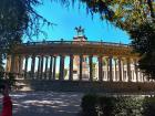 Retiro Park is a UNESCO World Heritage site that houses a museum, zoo, library and a lake where you can go boating!