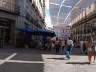 Sun shades are common in the city because of how hot it can get, especially around 2:00 p.m. 