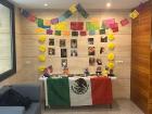 My school set up an ofrenda for Día de los Muertos!