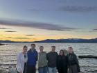 At night, we watched the sunset and spent time at the beach together