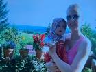 Me as a baby in a traditional Czech folklore costume with my mom