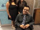 My mom's best friend and her son at the 2024 Joy Prom