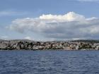 My view from the boat in Split, Croatia