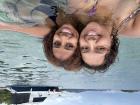 Me and Danayt swimming in the Adriatic Sea