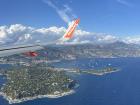 The lovely view of flying into France