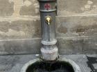 A drinking fountain where you can refill your water bottle!