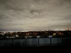 The view of the city from our student housing 