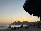 Sunset photo taken on Ipanema Beach