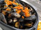 Look how big this bowl of mussels is!