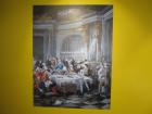 A painting demonstrating the extreme gluttony of the wealthy through the consumption of oysters from 1735 in France--it was said they would eat dozens of oysters in a single sitting.
