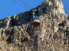 Going up Table Mountain