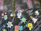A mural at a school